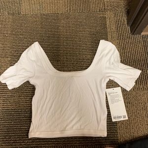 Ribbed held tight tee